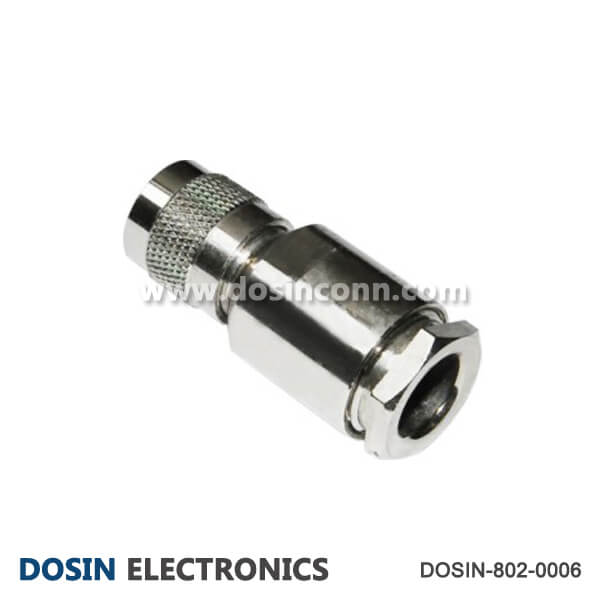 TNC Male Coax connector Straight Clamp Type for Cable