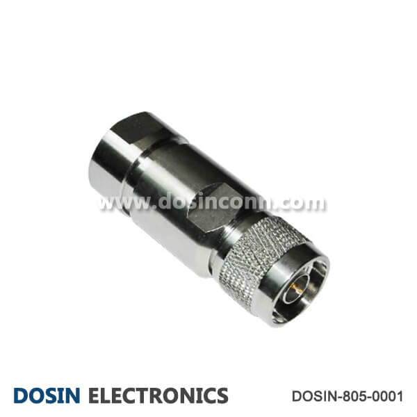 N-Type Connector for LMR-400 Clamp Type Straight Male for Cable