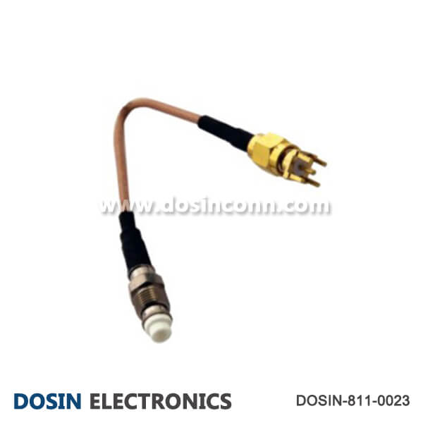 SMA Coaxial Cable Plug to FME Cable Assembly with RG174