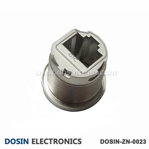 Zinc die Casting Products Watertight RJ45 Housing with Nickel Plating