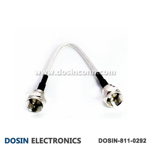 F Type Male to Male Cable for RF Coax Cable