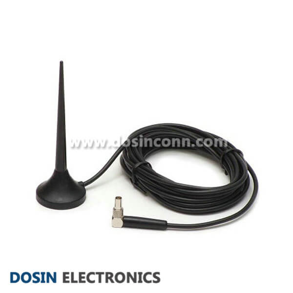 Car TV Digital DVB-T Antenna Install Car Headrest with RF Connector