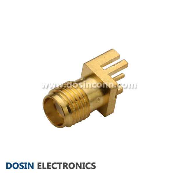 SMA Connector for PCB Jack Straight Edge Mount for 1.60mm Board