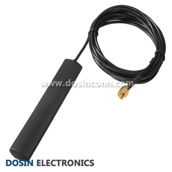 Sticking GSM Patch Antenna 1090MHz / 868MHz / 915MHz Antenna With RG174 SMA Cable Connector