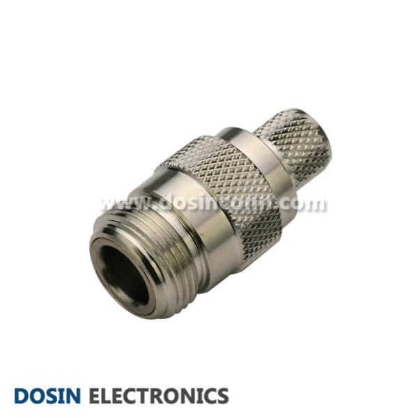 N Type Connector for RG214 Straight Female Crimp Type for Cable