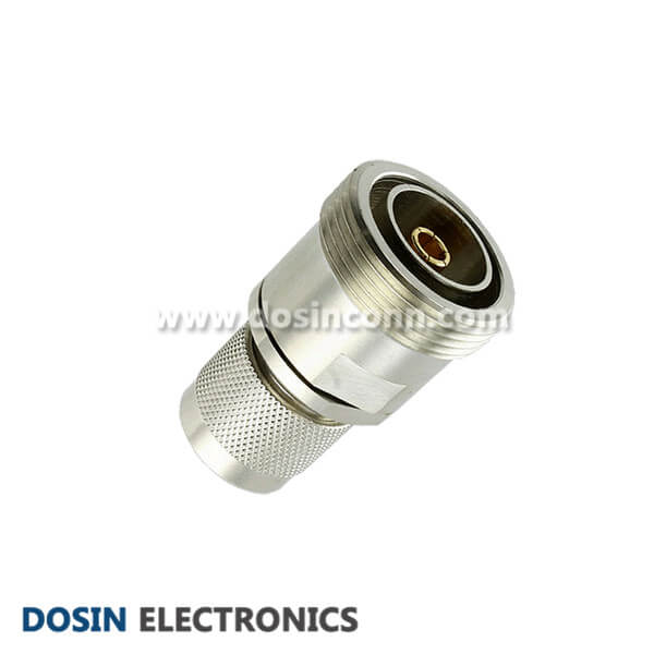 N Male to 7/16 DIN Female Straight Adapter for 1/2 Cable
