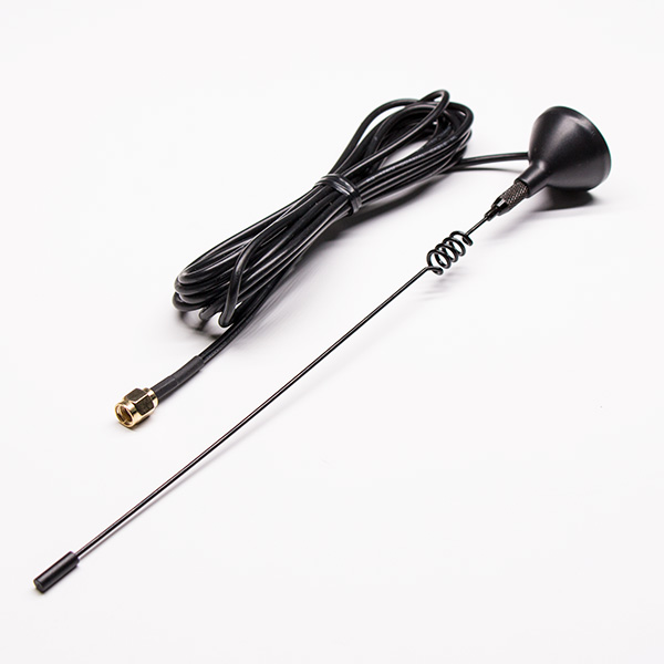 Car GPS Antenna Black Sucker Type With Magnetic Base
