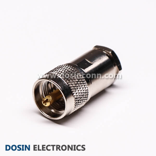 UHF Connector for RG58 Straight Plug Clamp Type for 7/8 Cable