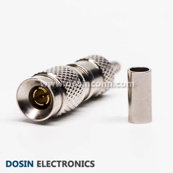 DIN 1.0/2.3 Male 180 Degree Crimp Type Connector for 1855A Cable