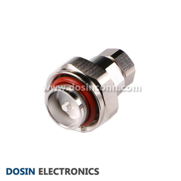 7/16 DIN M Connector Waterproof Straight Clamp Type for 1/2 Cable