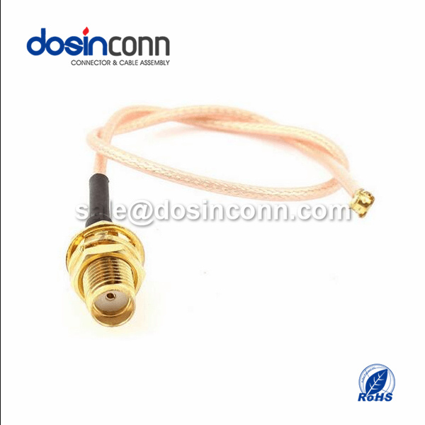 RF Coaxial Cable, SMA Straight Female, Ipex Right Angle Female, RG316 Cable Assembly , SMA cable