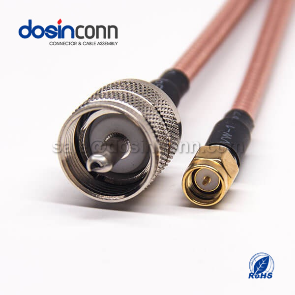 RF Coaxial Cable, SMA, Male, Straight, UHF, Straight, Male, RG142 Cable, SMA cable