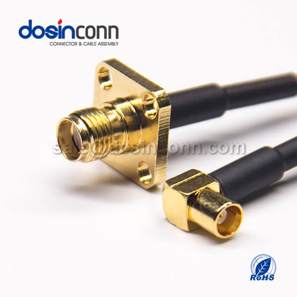 RF Coaxial Cable, SMA Straight Female, MCX Angled Female, RG316 Cable Assemby, SMA cable