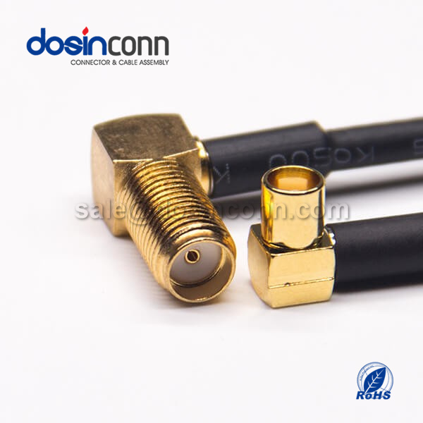 RF Coaxial Cable, SMA Angled Female, MCX Angled Female, RG316 Cable Assemby, SMA cable
