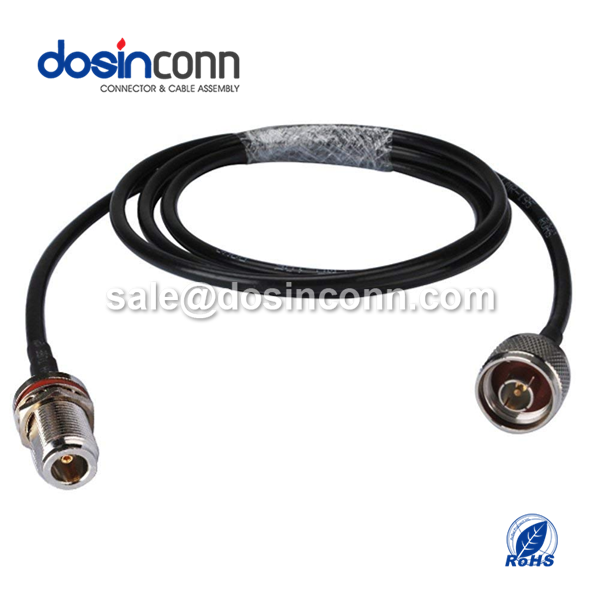 RF Coaxial Cable, N Straight Male, N Straight Female, RG58 Cable Assembly, RF Cable Assemblies, N type Cable Assembly, N to N RF cable, N to N Cable