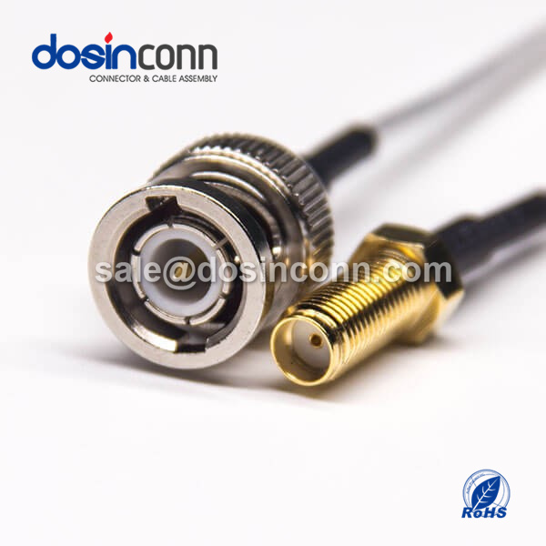 RF Coaxial Cable, BNC Straight Male, SMA Straight Female, RG316 Cable Assembly ,BNC Cable ,SMA to BNC ,SMA to BNC adaptor Cable ,RG316 Cable