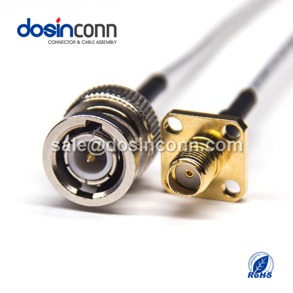 RF Coaxial Cable, BNC Straight Male, SMA Straight Female, RG316 Cable Assembly ,BNC Cable ,SMA to BNC ,SMA to BNC adapter Cable ,RG316 Cable