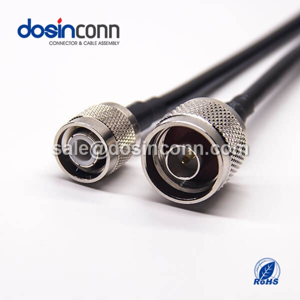 RF Coaxial Cable, TNC Straight Male, N Type Male, RG223 RG58 Cable Assembly, RF Cable Assemblies, N type Cable Assembly, TNC-N connector, TNC to N Cable