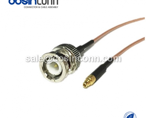 RF Coaxial Cable, BNC Straight Male, MMCX Straight Male, RG178 Cable Assembly ,BNC Cable ,BNC to MMCX ,MMCX to BNC ,RG178 Cable